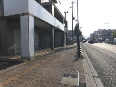 パレフルーヴ五条の周辺|前面道路
