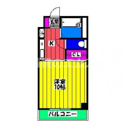【間取り】 | ダブルーンⅡ井尻の間取り