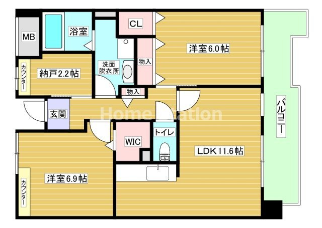 【間取り】 | ラフィーネフォレスタ