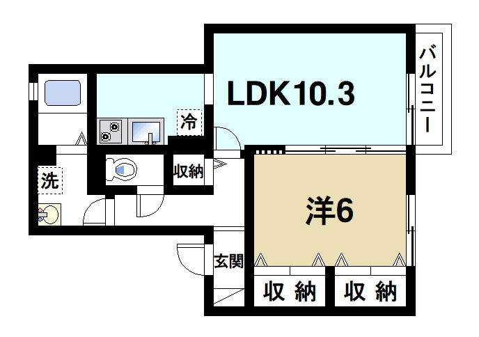 コスモス　オーゼの間取り