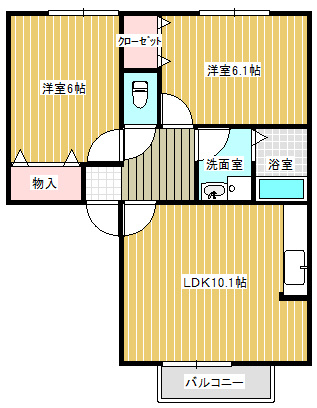 T'sキャッスルの間取り