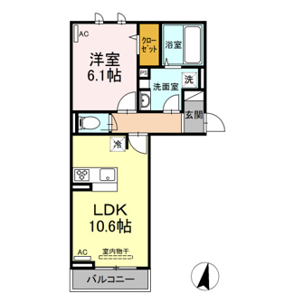 【間取り】 | 夢りんどうⅥ