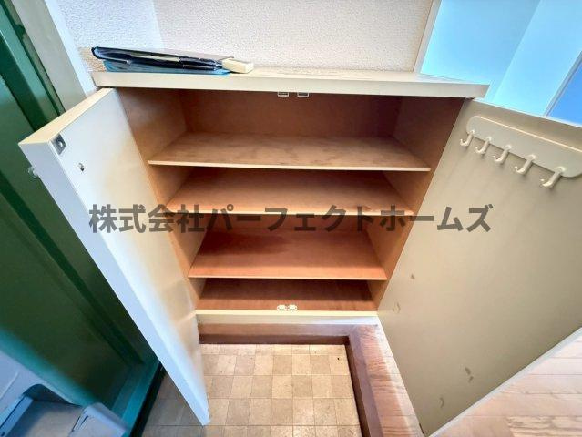 ハーモニーヒルズ桜丘の収納|専用の収納スペースです