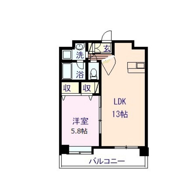 クレストリー長嶺南の間取り