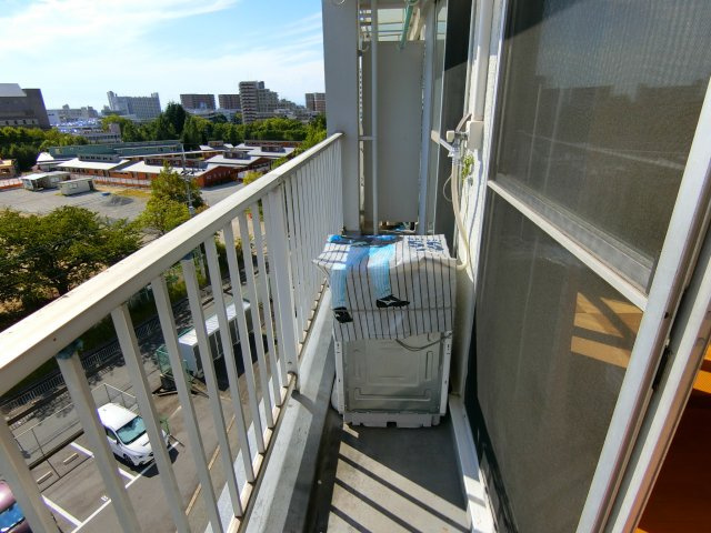 泉ヶ丘コーポラスのバルコニー