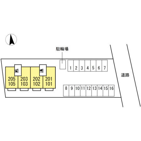 スマイルエイト【10，000円キャッシュバック対象物件】の区画図