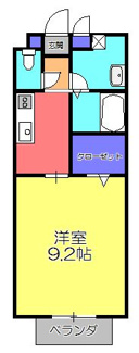 【間取り】 | ハイツKⅢ