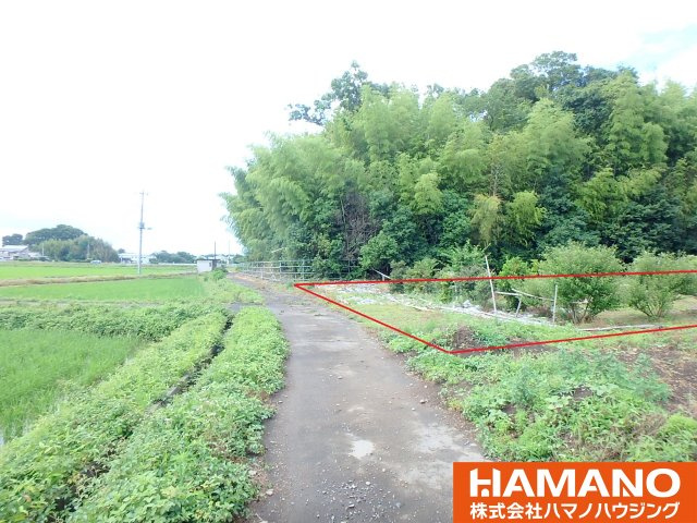 筑西市下高田土地　約337坪の外観