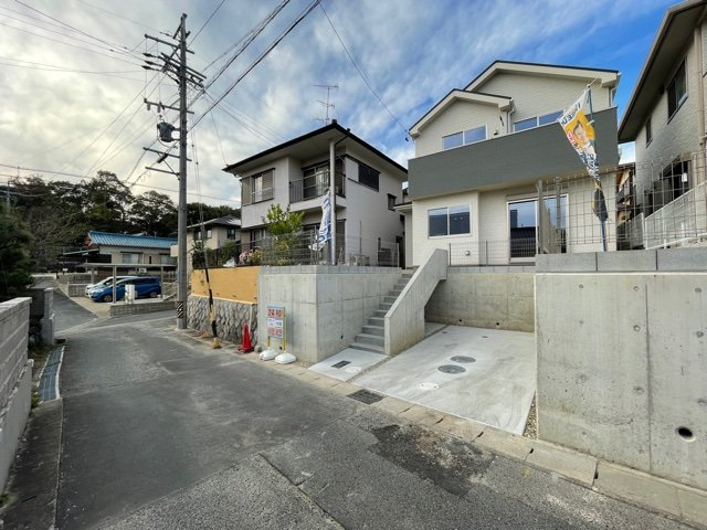 尾張旭市平子町東　１号棟〈仲介手数料無料〉城山小・旭中　新築一戸建ての外観|11/8撮影
尾張旭市の不動産売買の事ならマックスバリュで住まい相談エムワイホームにお任せください。