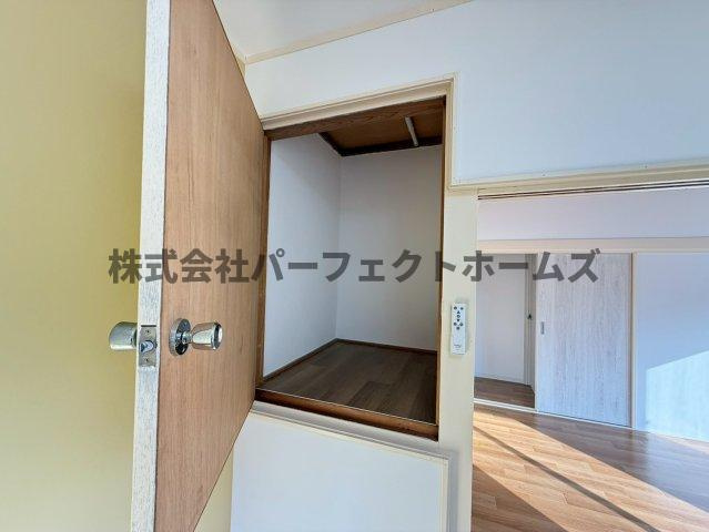 香里北之町戸建　賃貸の収納|専用の収納スペースです