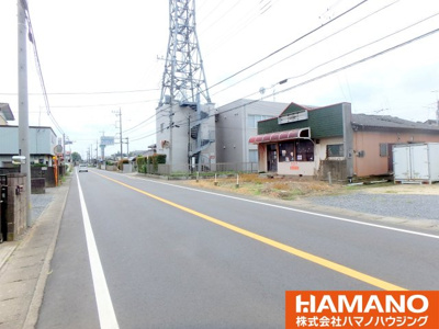 【前面道路含む現地写真】 | 筑西市井上土地　約97坪 | 前面道路含む現地写真です