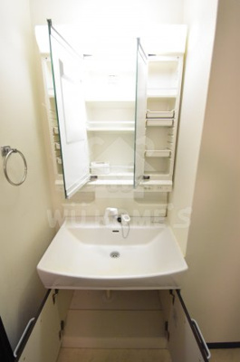 【その他】 | S-FORT福島ＬａＬｕｎａ | 独立洗面台、小物を置くことができて便利です