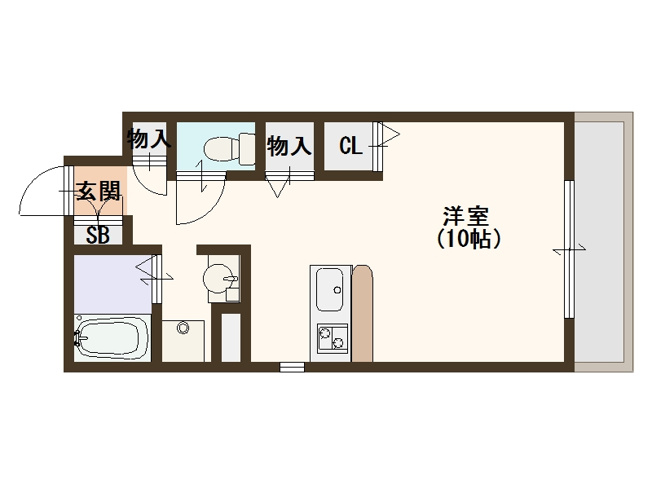 【間取り】 | P・Sマンション中加賀屋