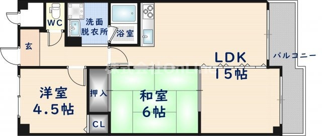 【間取り】 | 第5大原マンション