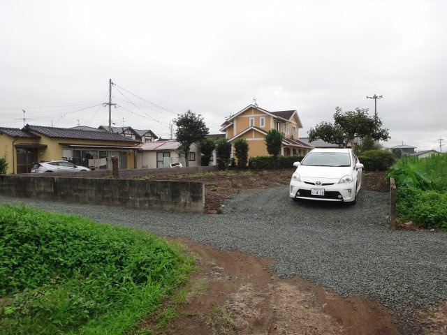 合志市野々島売地の外観|南面西側から物件の外観です（８月２６日撮影）