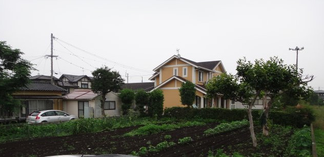 合志市野々島売地の外観|全体の外観です(7月１１日撮影）