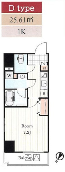 【間取り】 | ヴィークブライト日本橋人形町
