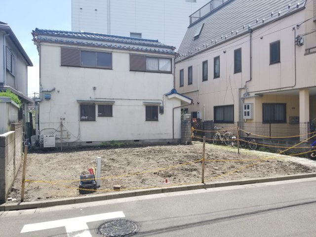 【外観】 | 北区志茂２丁目 新築戸建 | 更地になりました！延床面積93.55㎡の4LDK+Pを建築致します。暖かい日差しの射し込む整形地！