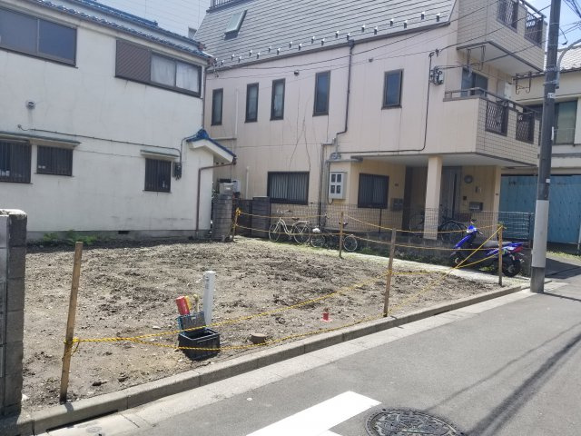【外観】 | 北区志茂２丁目 新築戸建 | 更地になりました！延床面積93.55㎡の4LDK+Pを建築致します。暖かい日差しの射し込む整形地！