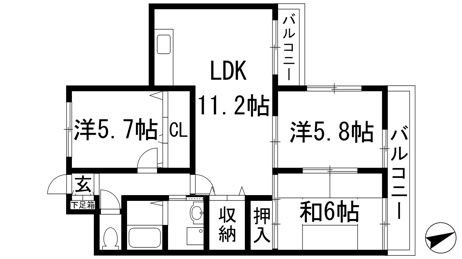 【間取り】