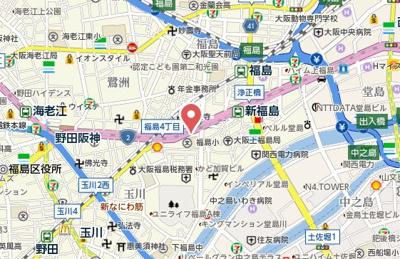 【地図】 | レジデンス西梅田