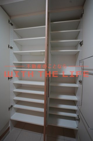 ライオンズ六ッ門サンリヤンタワー【キャッシュバック対象物件】の収納|シューズボックスです