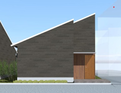 【外観パース】 | うぇすてる藍染ぞめB棟