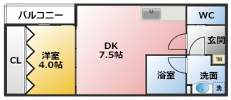 【間取り】 | ジュネス日比野