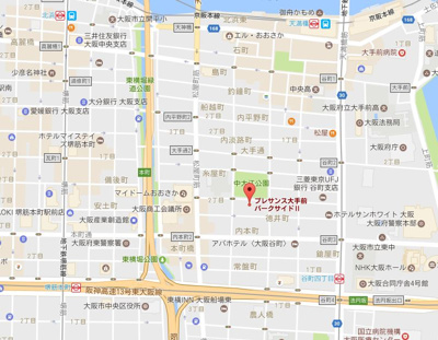 【地図】 | プレサンス大手前パークサイドⅡ