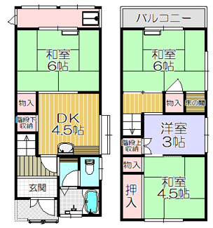 【間取り】 | 芦屋南宮町戸建