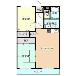 サンフレッシュ西下台の間取り