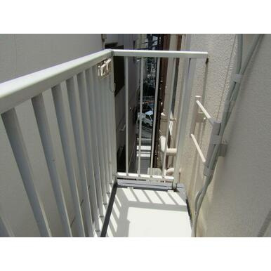 井下マンションのバルコニー