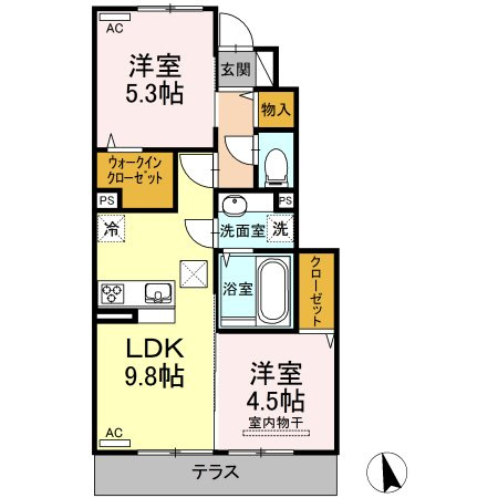 エミグラントの間取り