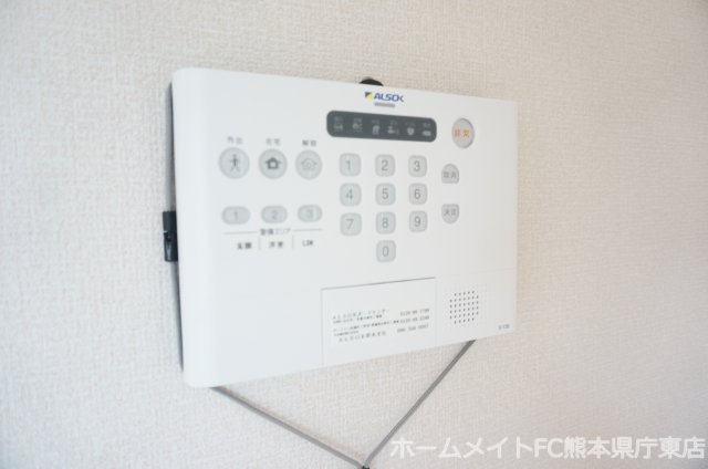 熊本市東区月出８丁目のアパートのセキュリティ