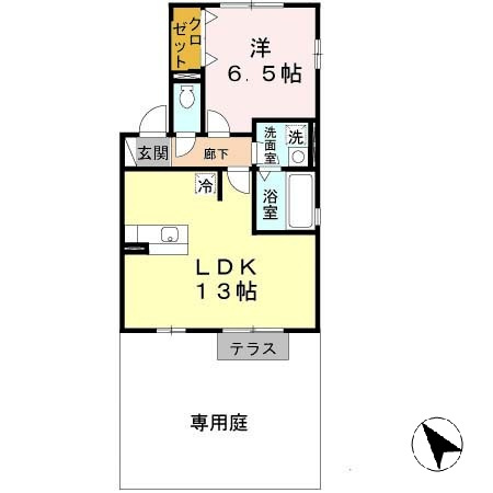 サンフィールドⅡ棟の間取り