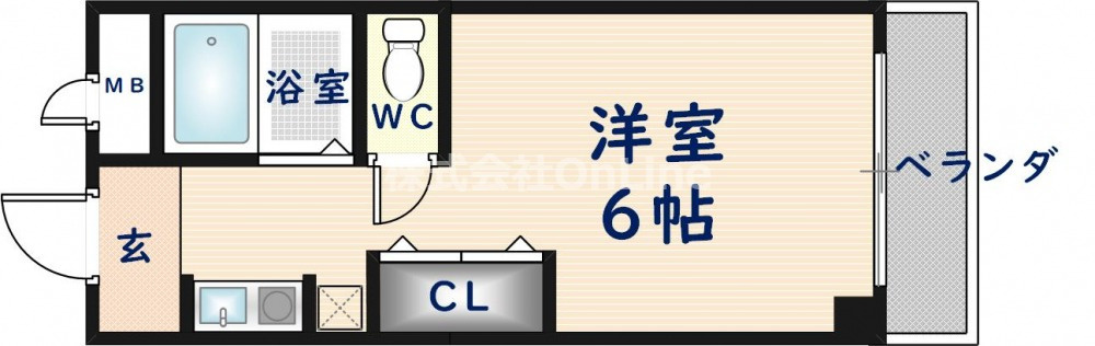ベルハイム小阪の間取り