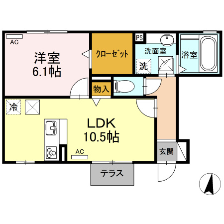 【間取り】 | カーサ　トライアンフ