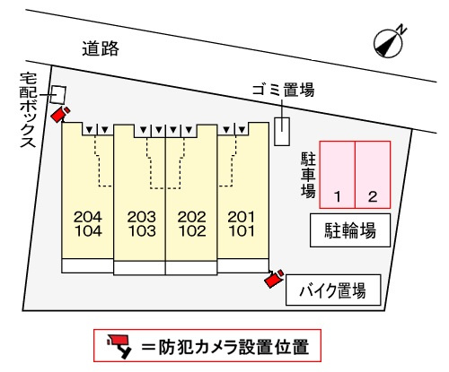 フォンターナ・ヴィータの区画図