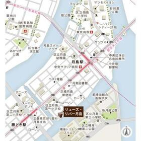 【地図】 | リューズ・リバー月島