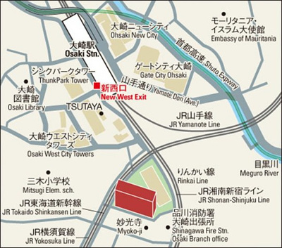 【地図】 | 大崎ガーデンレジデンス
