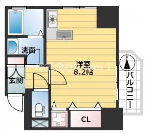 【間取り】 | クレイドル上町Ⅱ