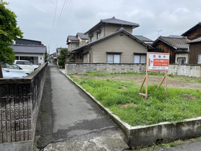 【前面道路含む現地写真】 | 西条市大町　売土地 | 西側接道