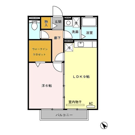 Fine View・K の間取り