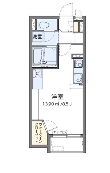 【間取り】 | パレス湘南本宿