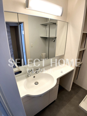 【独立洗面台】 | ディアコート | 独立洗面台で身支度をすべて済ませてしまいましょう