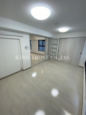 ヒルズ扇町の居間・リビング|ゆったりとしたリビングです