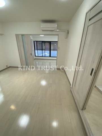 ヒルズ扇町の居間・リビング|使いやすいリビングです