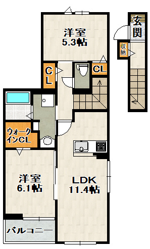 グリーンレジデンスの間取り