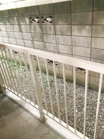 Ｆコート千駄木のバルコニー|※写真は同タイプの別室になります