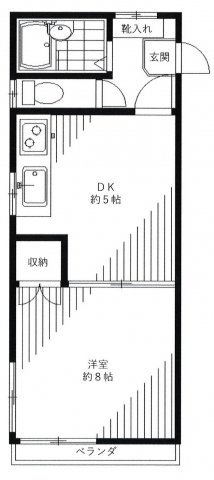 Ｆコート千駄木の間取り|1DK
